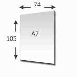 A7 formaat a7 formaat afbeelding